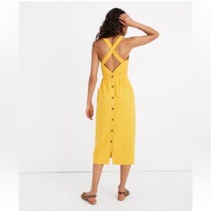 Madewell Saffron Apron Midi Dress - 00